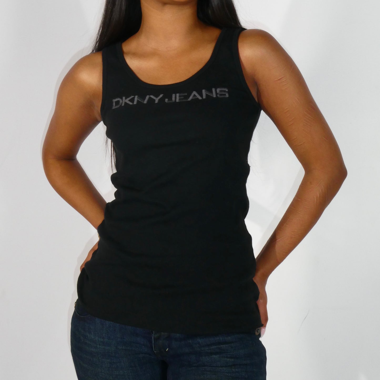 DKNY Black Tank Top - Size S