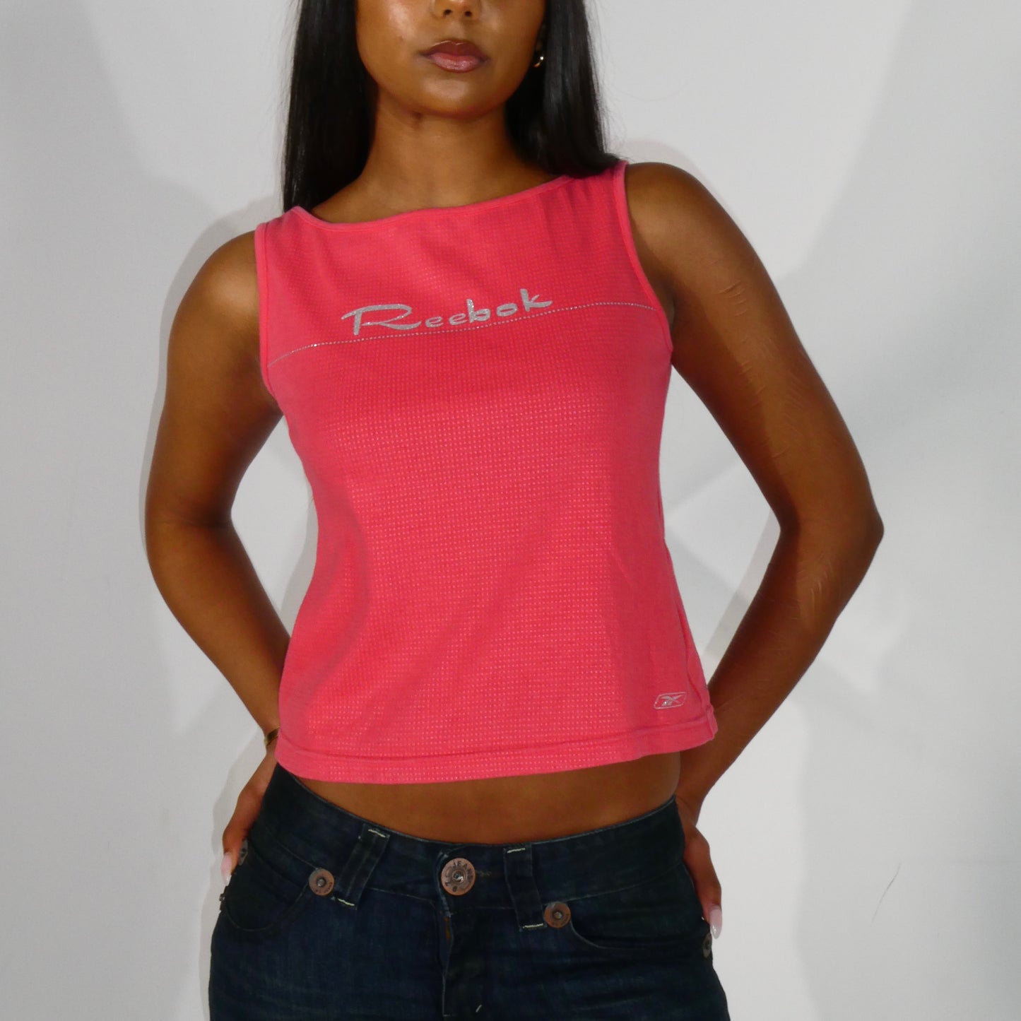 Coral Reebok Tank Top - Size M
