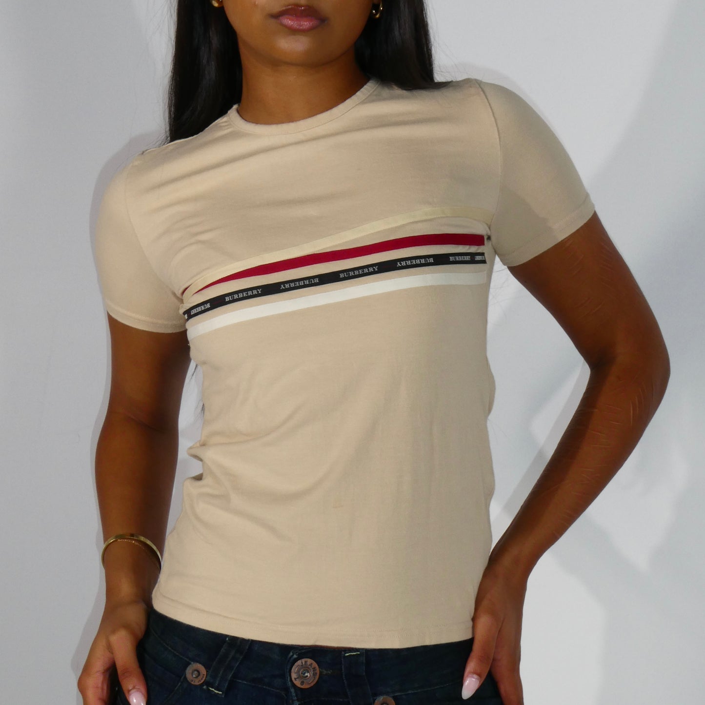 Vintage Burberry Babytee - Size M