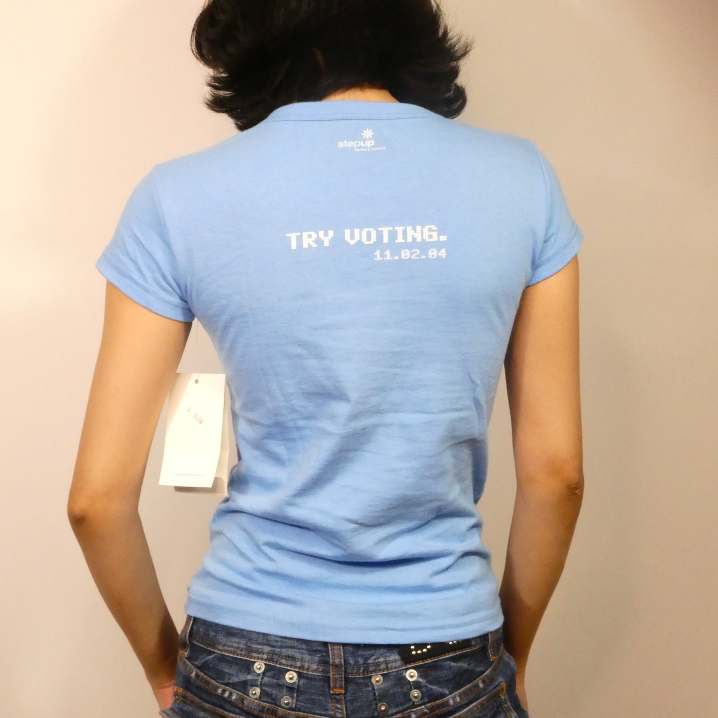 Deadstock Armani Exchange Blue Babytee - Size S