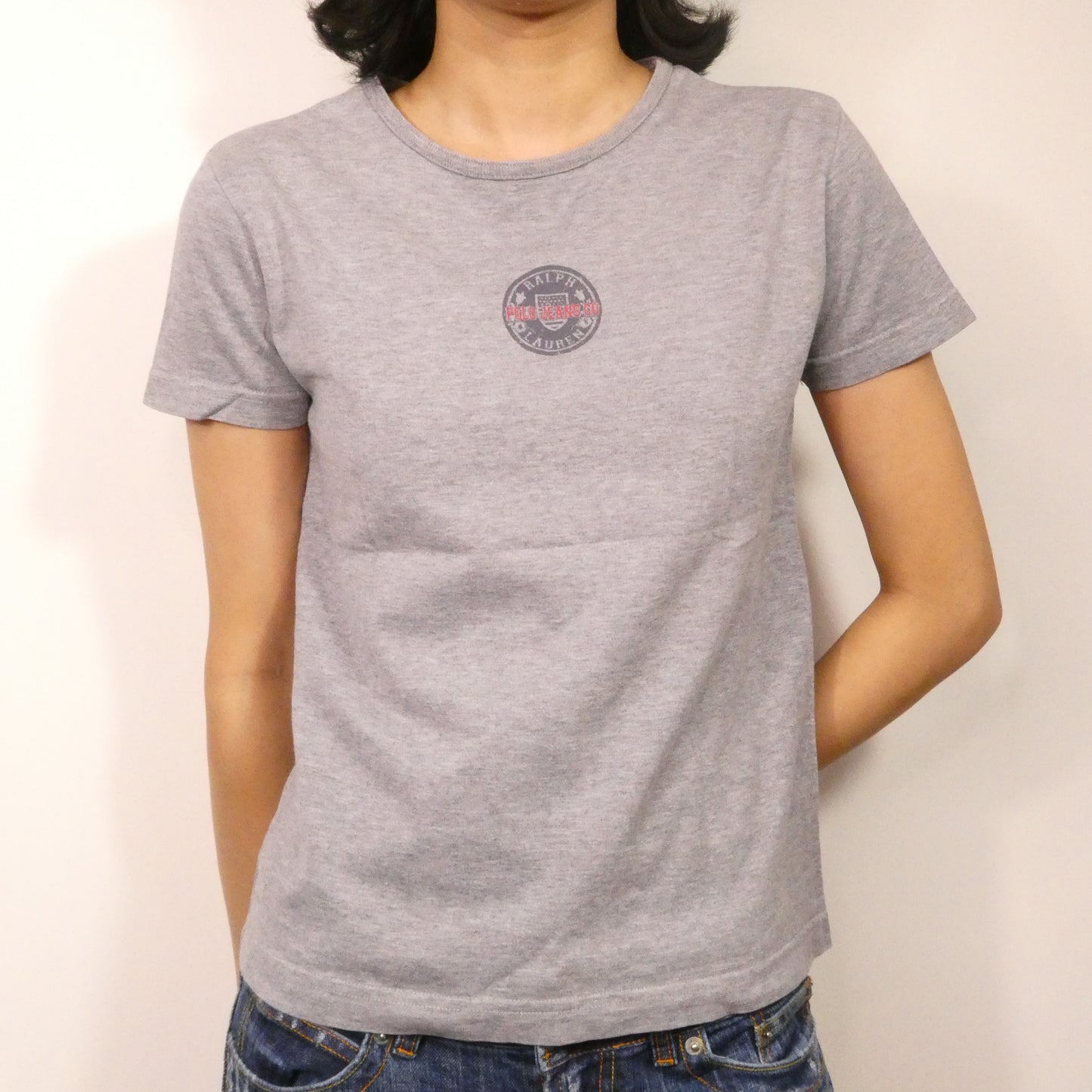 Grey Polo Jeans Babytee - Size S