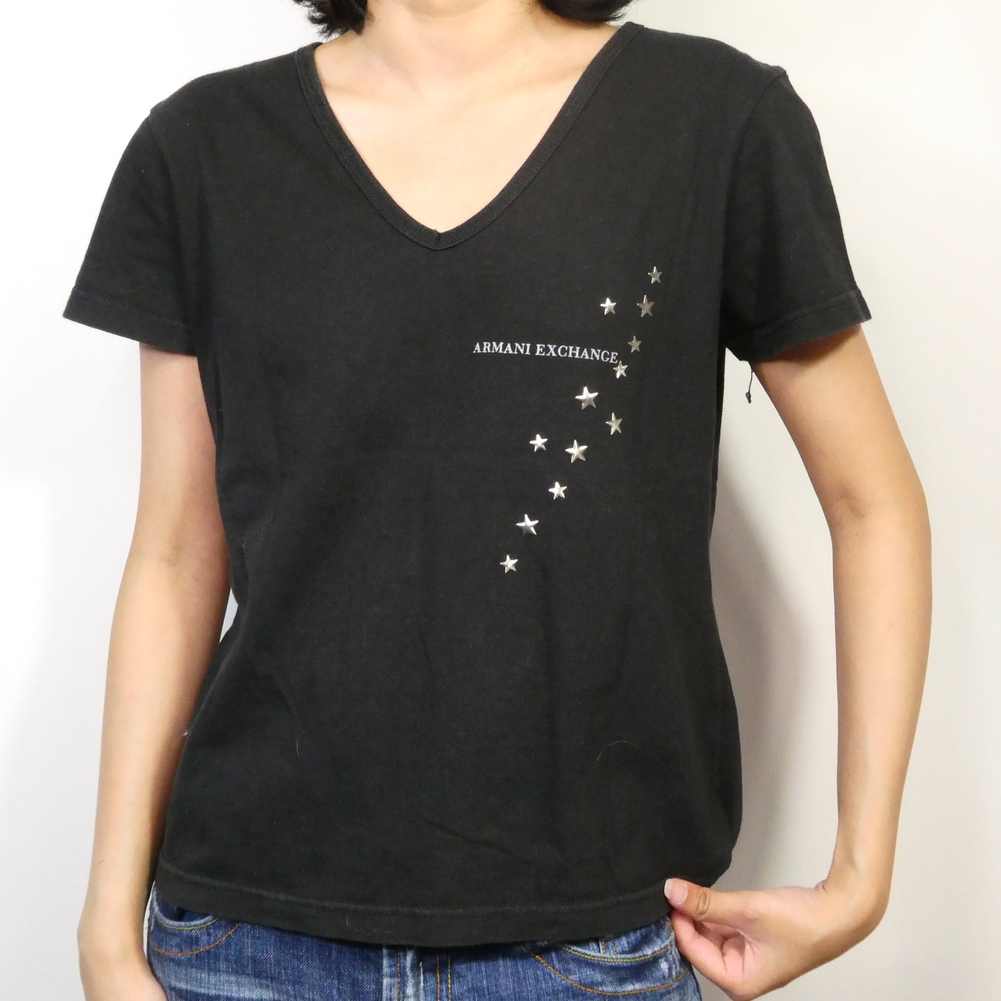 Black Star Armani Exchange Babytee - Size L