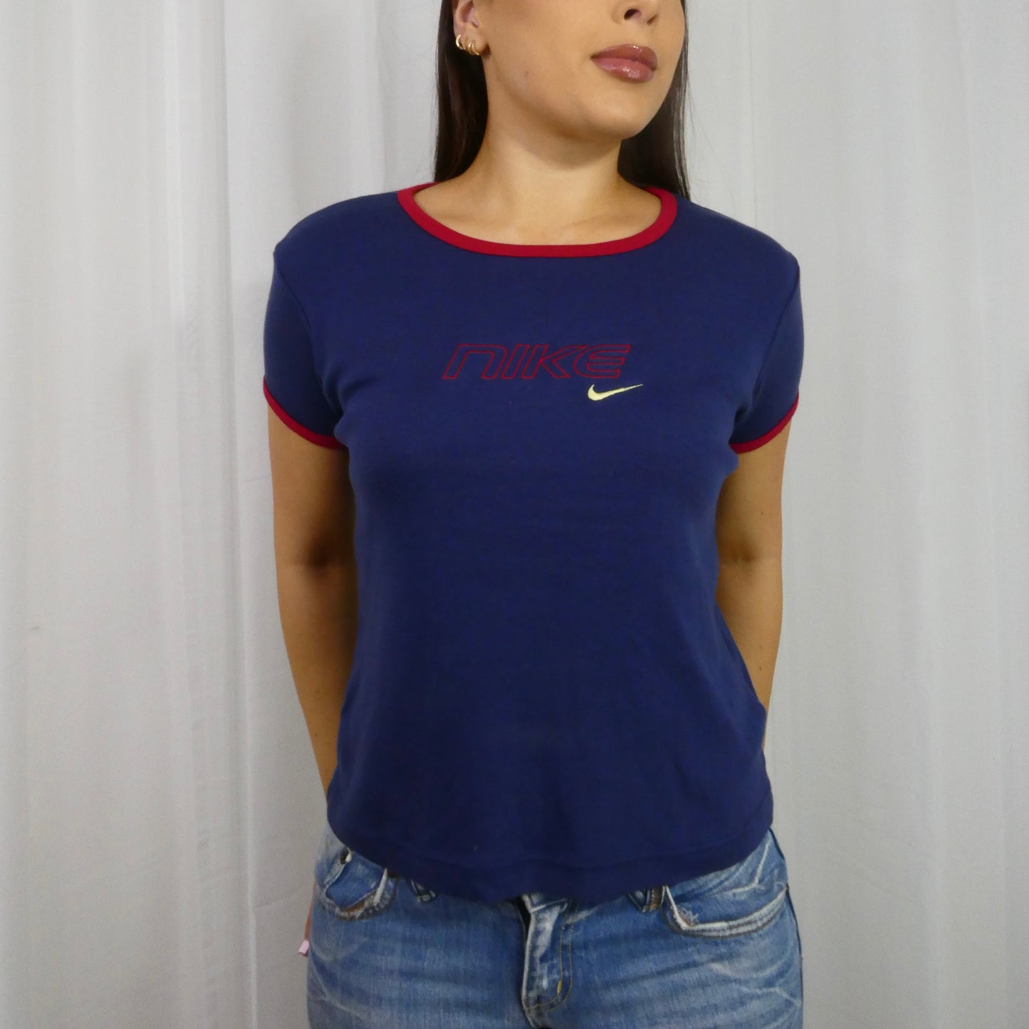 Navy Blue Nike Babytee - Size M/L