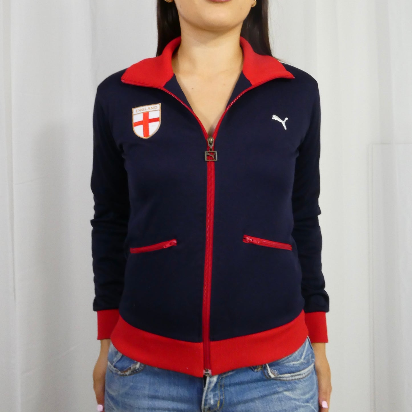 Puma England Sport Zip Up Jacket - Size S