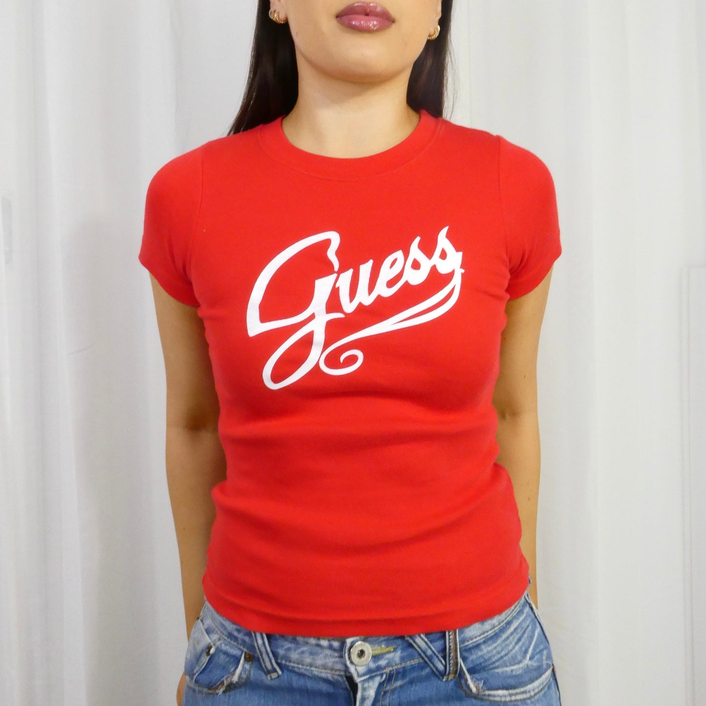 Red Guess Babytee - Size XS/S
