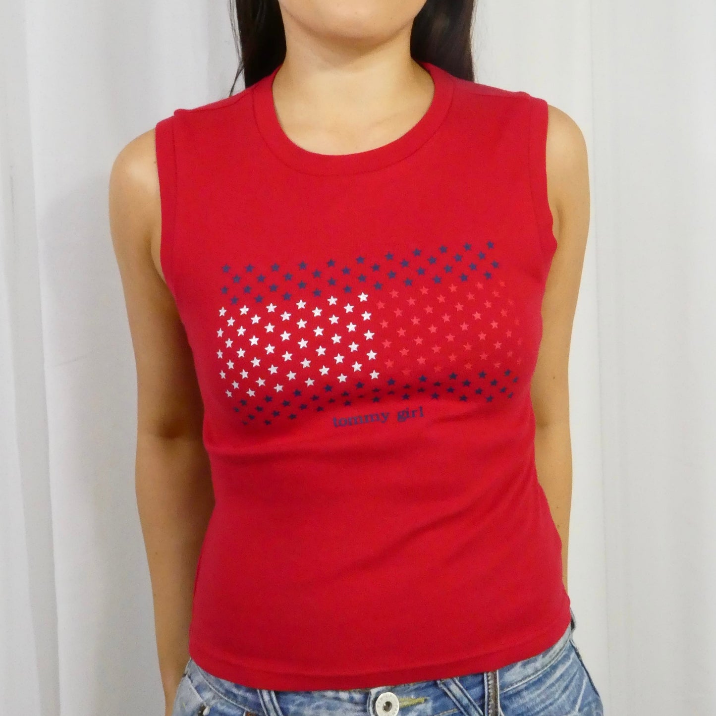 Tommy Girl Flag Star Tank Top - Size S/M