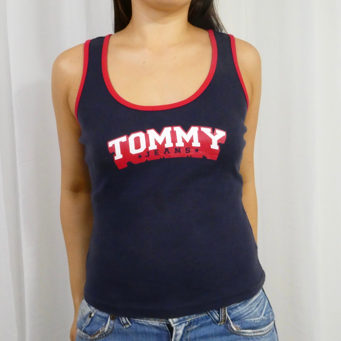 Tommy Jeans Star Tank Top - Size M/L