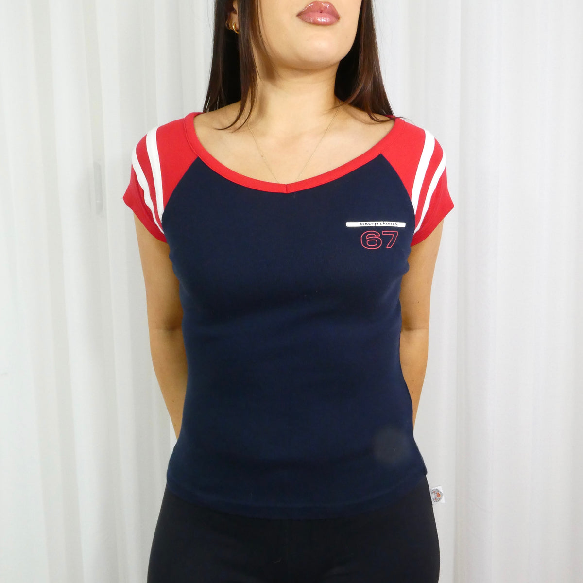Vintage Polo Jeans '67' Babytee - Size XS/S