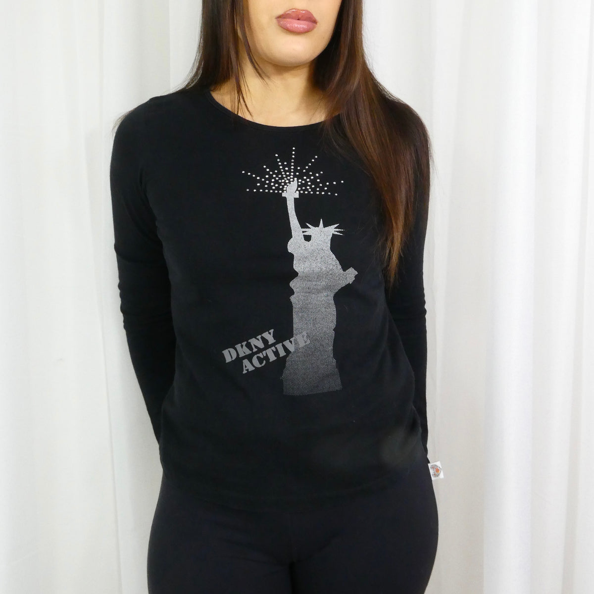 Vintage DKNY Active Long Sleeve Top - Size S