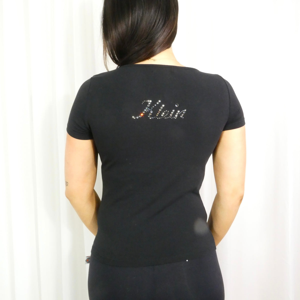 Vintage Rhinestone Calvin Klein Babytee - Size M/L