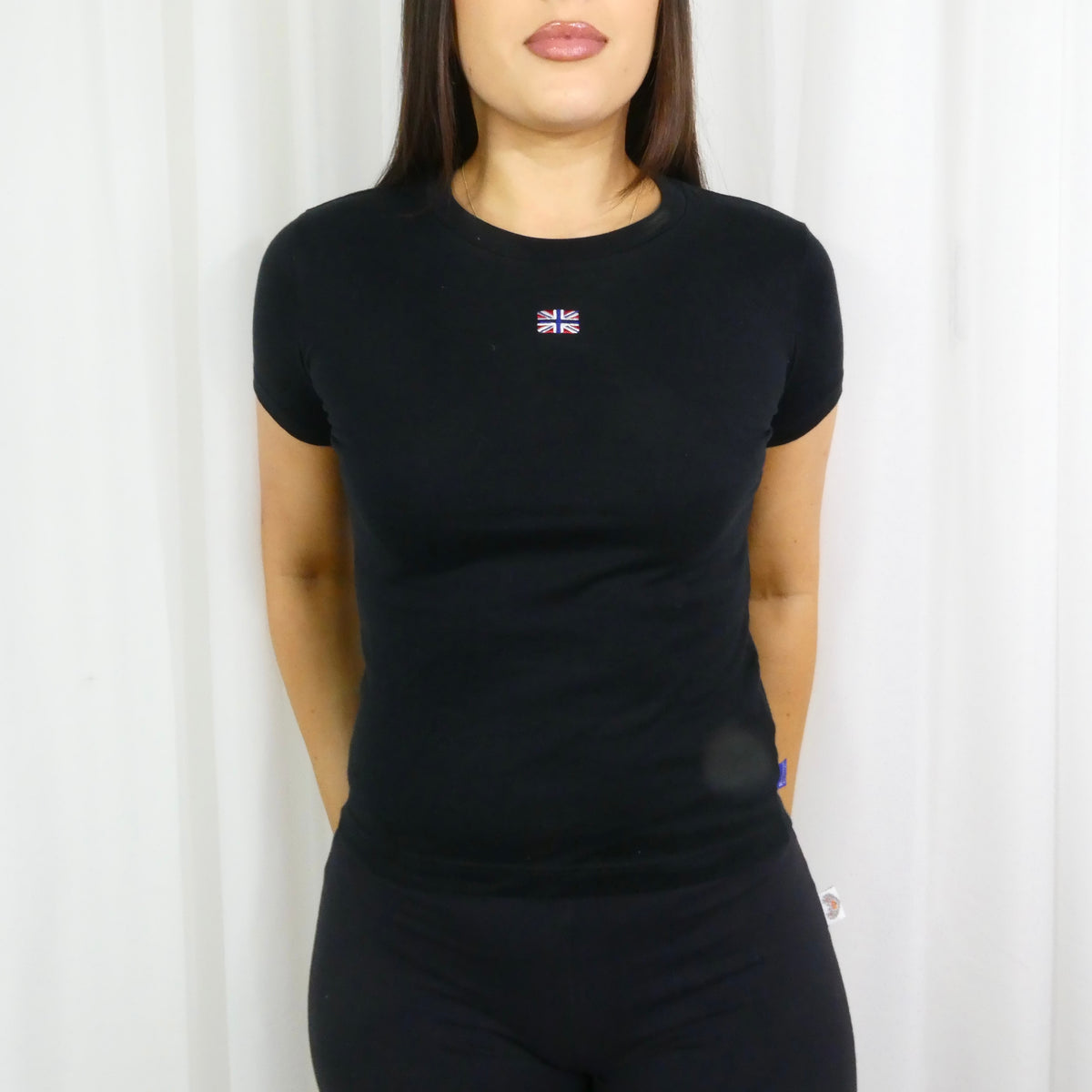 Vintage Burberry Flag Babytee - Size S