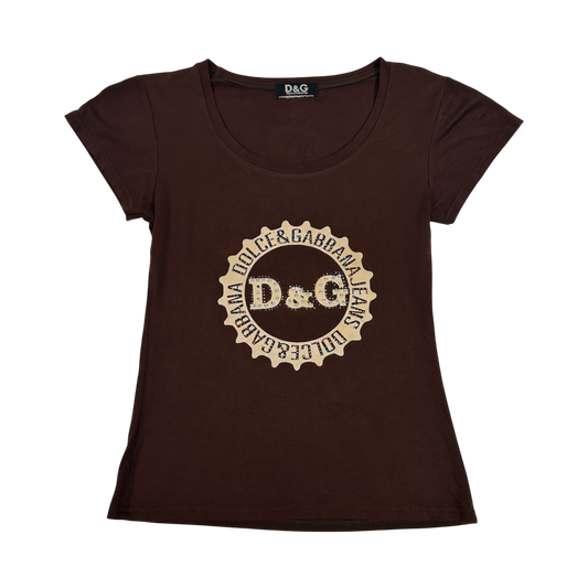 Dolce Gabbana Brown Top - Size M