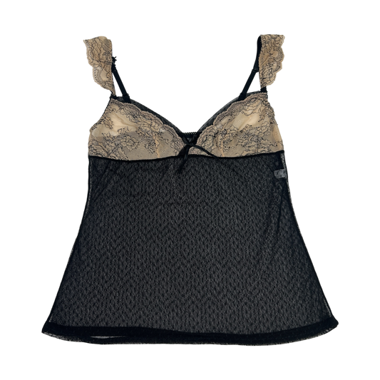 Black Lace Camisole - Size S/M