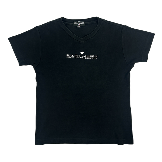 Black Polo Jeans Star Babytee - Size S