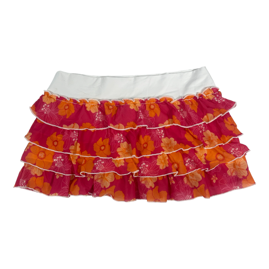 Hibiscus Micro Ruffle Skirt - Size S/M