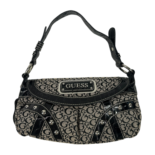 Vintage Monogram Guess Shoulder Bag