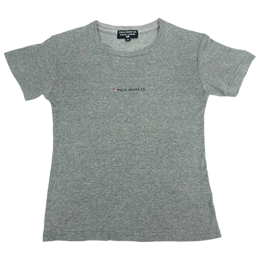 Vintage Grey Polo Babytee - Size XS/S