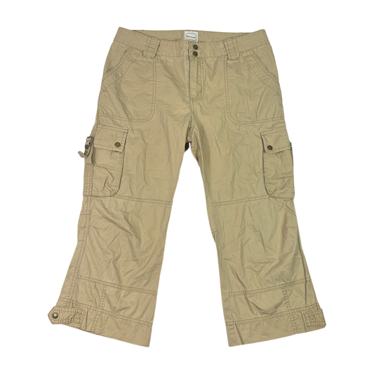 Vintage Underwood Beige Capri Cargo Pants - Size M