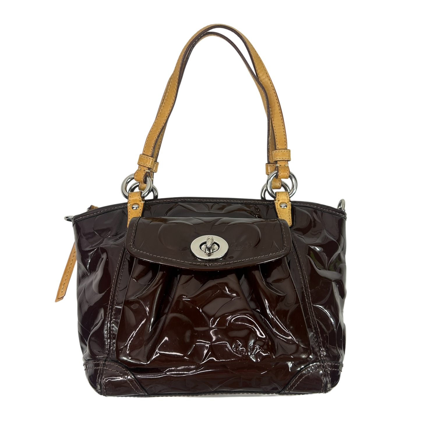 Vintage Brown Coach Shoulder/Body Cross tote Bag
