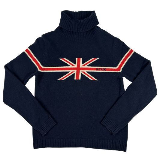 FCUK Union Jack Flag Sweater - Size S/M