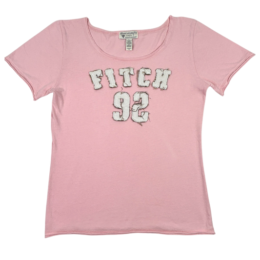 Pink Abercrombie Babytee - Size M