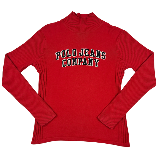 Red Polo Jeans Sweater - Size S