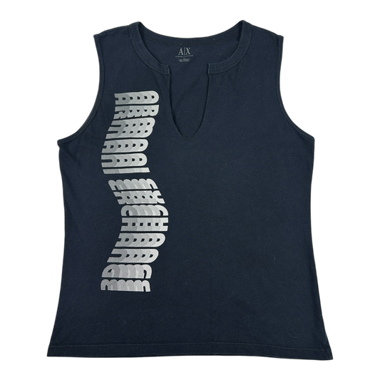 Black Armani Exchange Tank Top - Size L