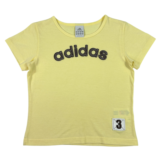 Yellow Adidas Babytee - Size S