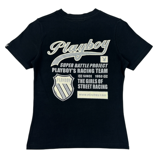 Black Playboy Babytee - Size XS/S
