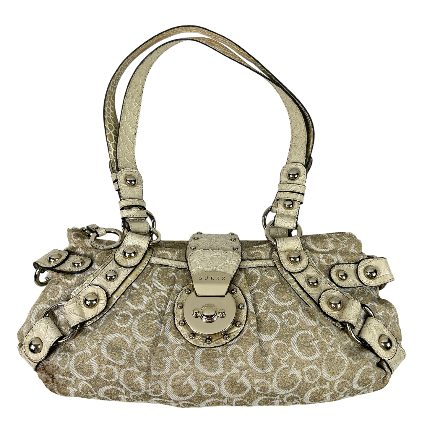 Vintage Cream Guess Shoulder Bag