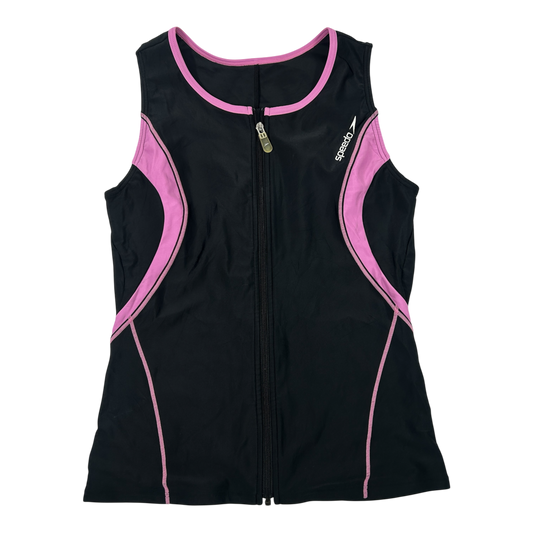 Black & Pink Speedo Sport Tank - S/M