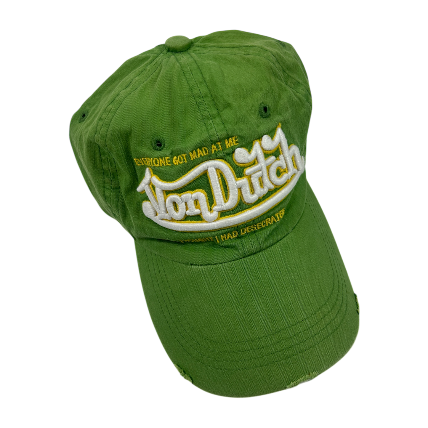 Vintage Green VonDutch Hat
