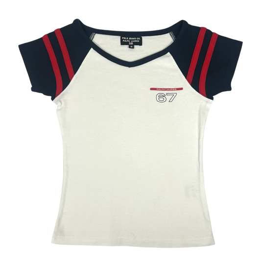 Vintage Polo Jeans '67' Babytee - Size XS/S