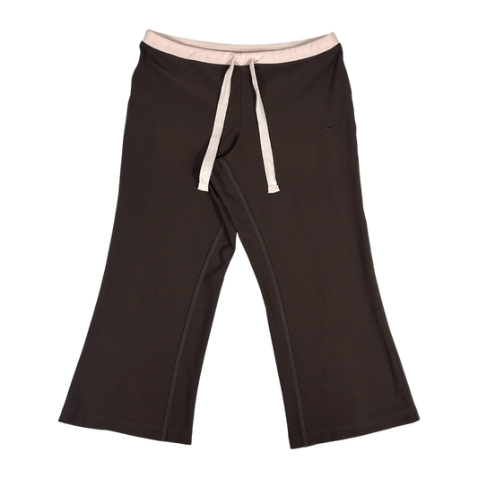 Brown Nike 3/4 Yoga Pants - Size S/M