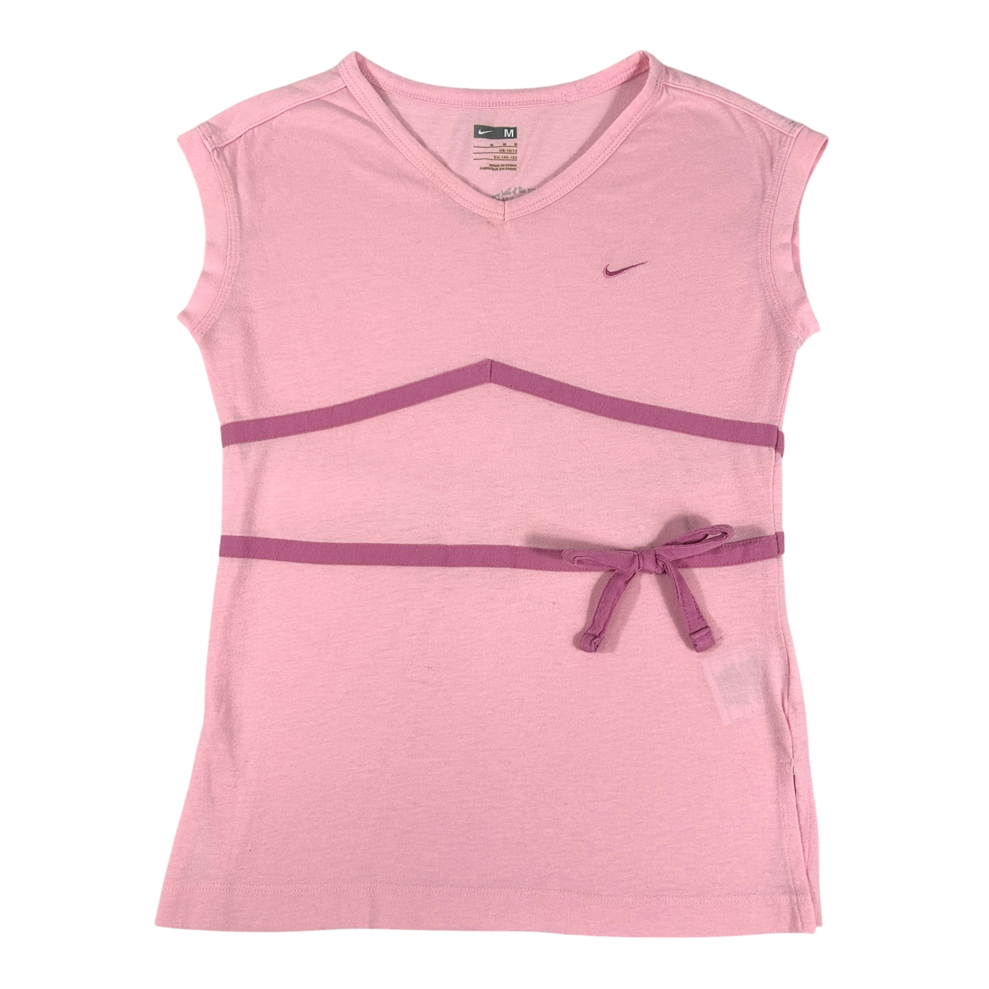 Pink Nike Bow Top - Size S