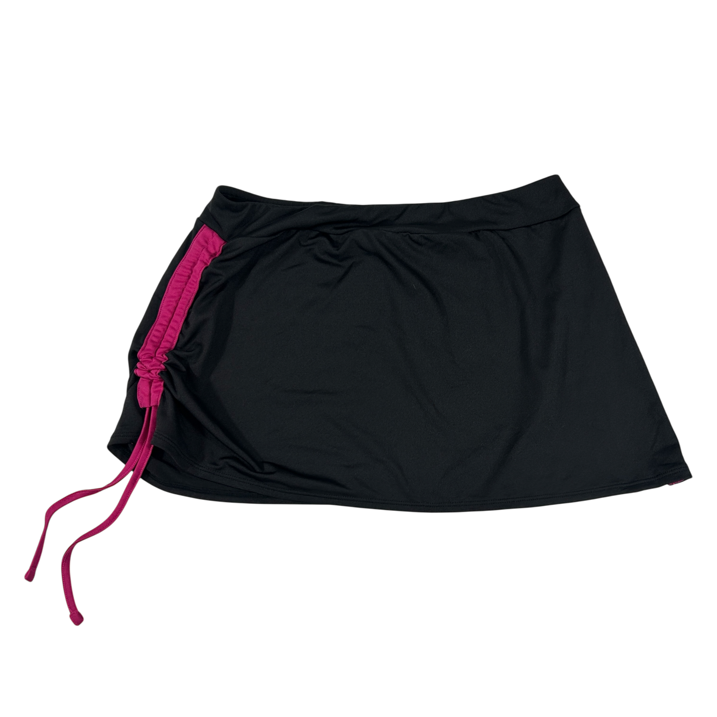 Black Reebok Ruched Mini Skirt - Size L