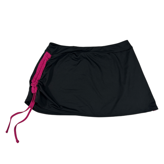 Black Reebok Ruched Mini Skirt - Size L