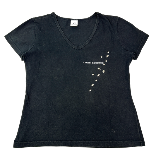 Black Star Armani Exchange Babytee - Size L