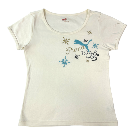 Cream Puma Babytee - Size M