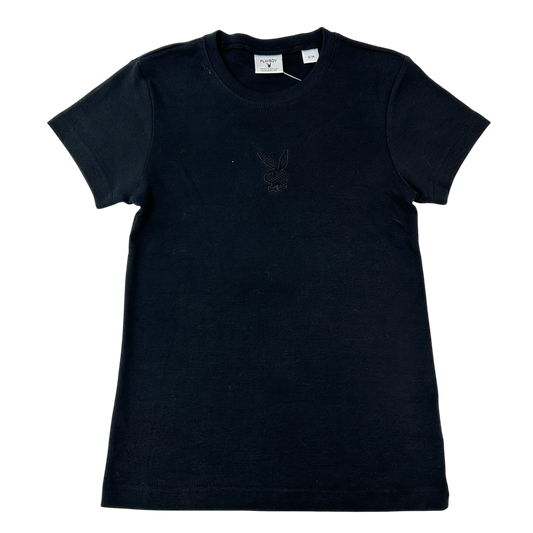 Deadstock Mesh Black Playboy Babytee - Size S