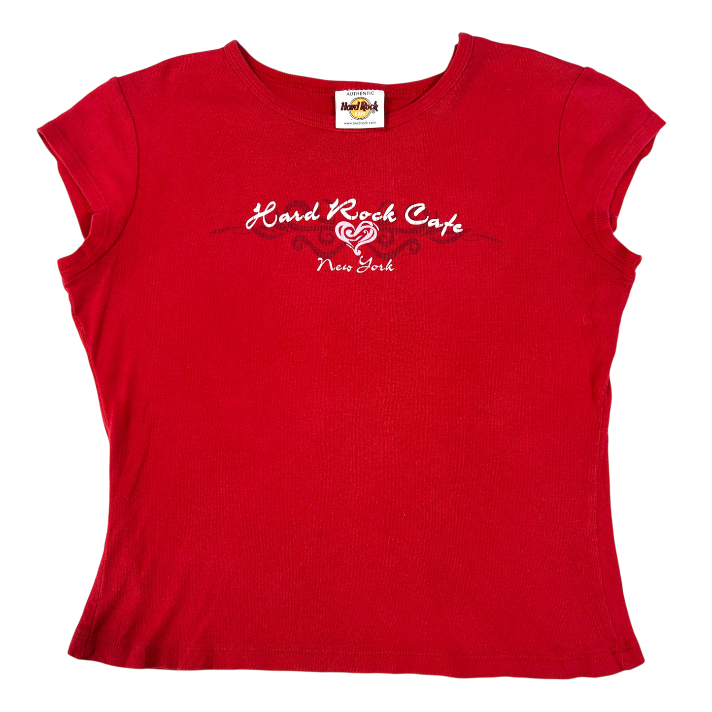 Red Hard Rock Rose Babytee - Size S/M