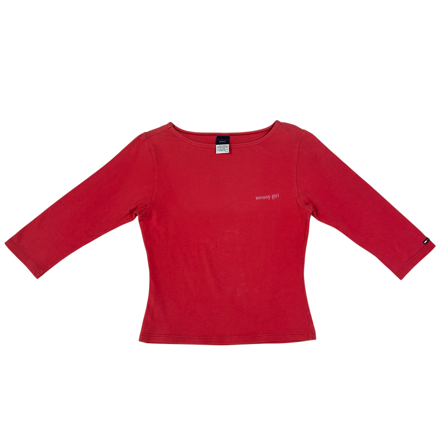 Tommy Girl 3/4 Sleeve top - Size M