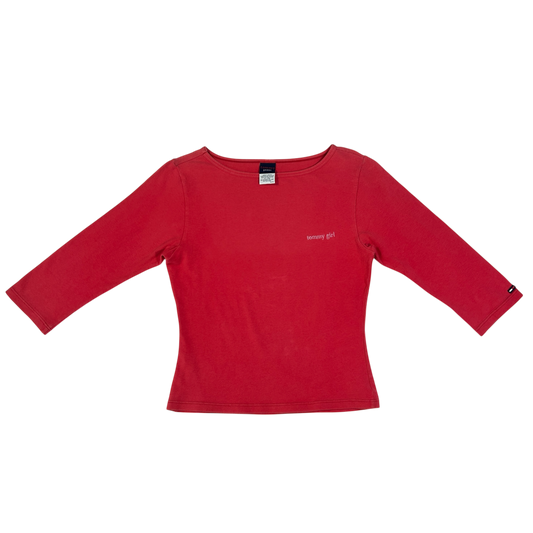 Tommy Girl 3/4 Sleeve top - Size M