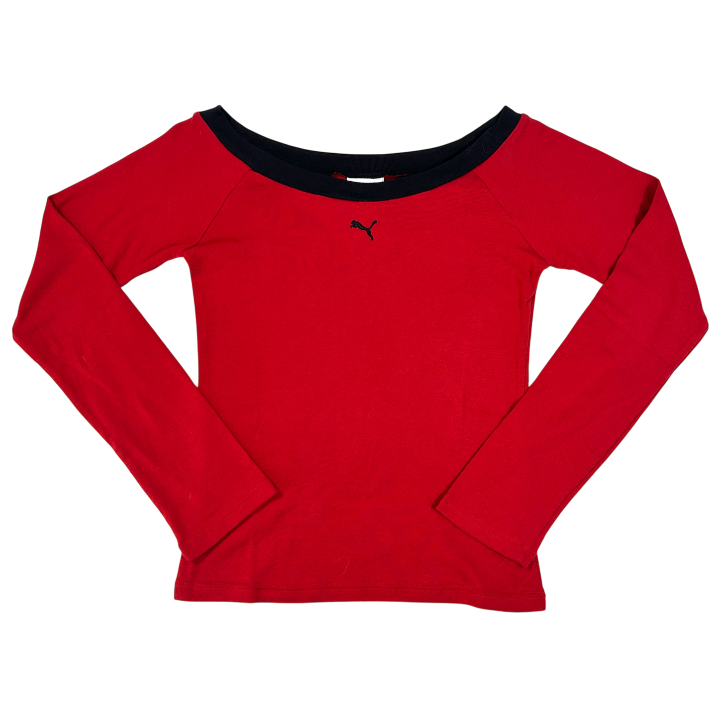 Two Tone Puma Off The Shoulder Top - Size M