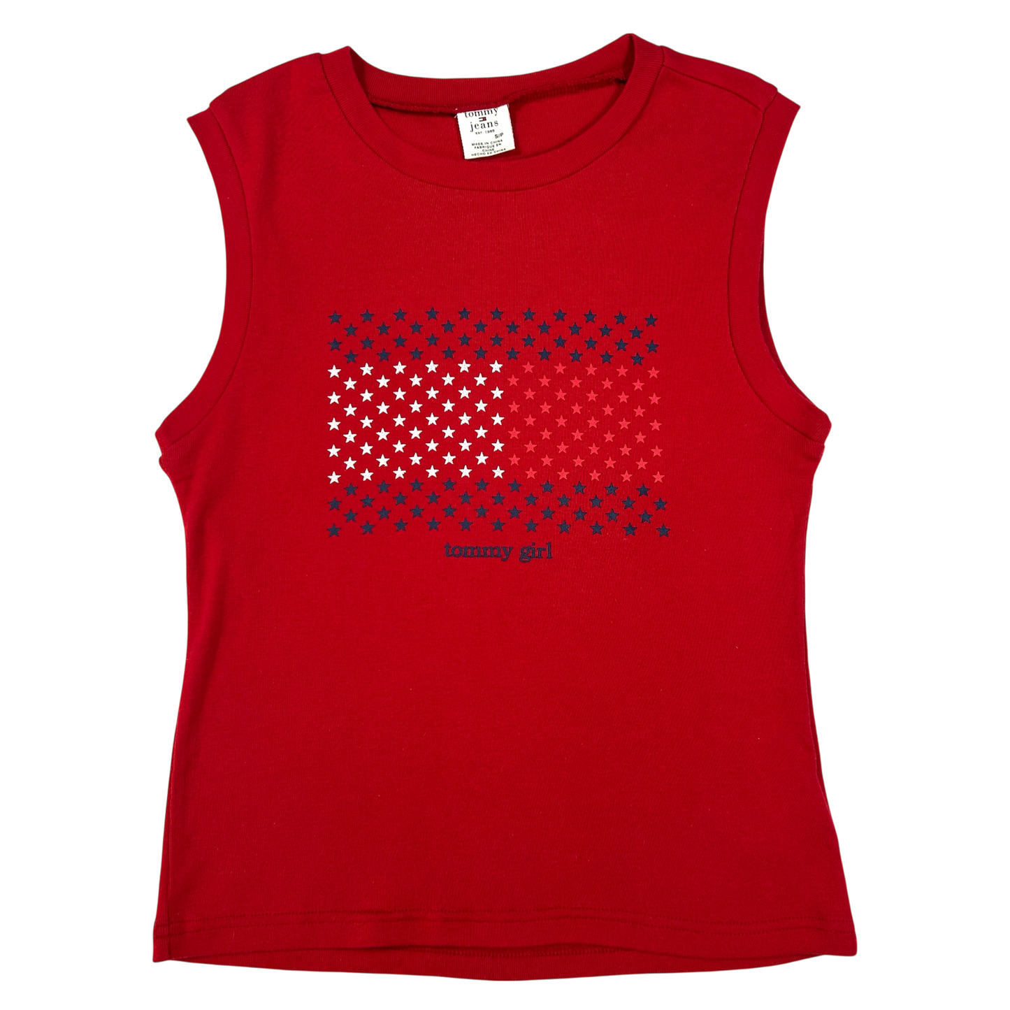 Tommy Girl Flag Star Tank Top - Size S/M