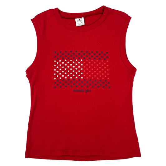 Tommy Girl Flag Star Tank Top - Size S/M