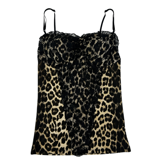 Lace Animal Print Camisole - Size S