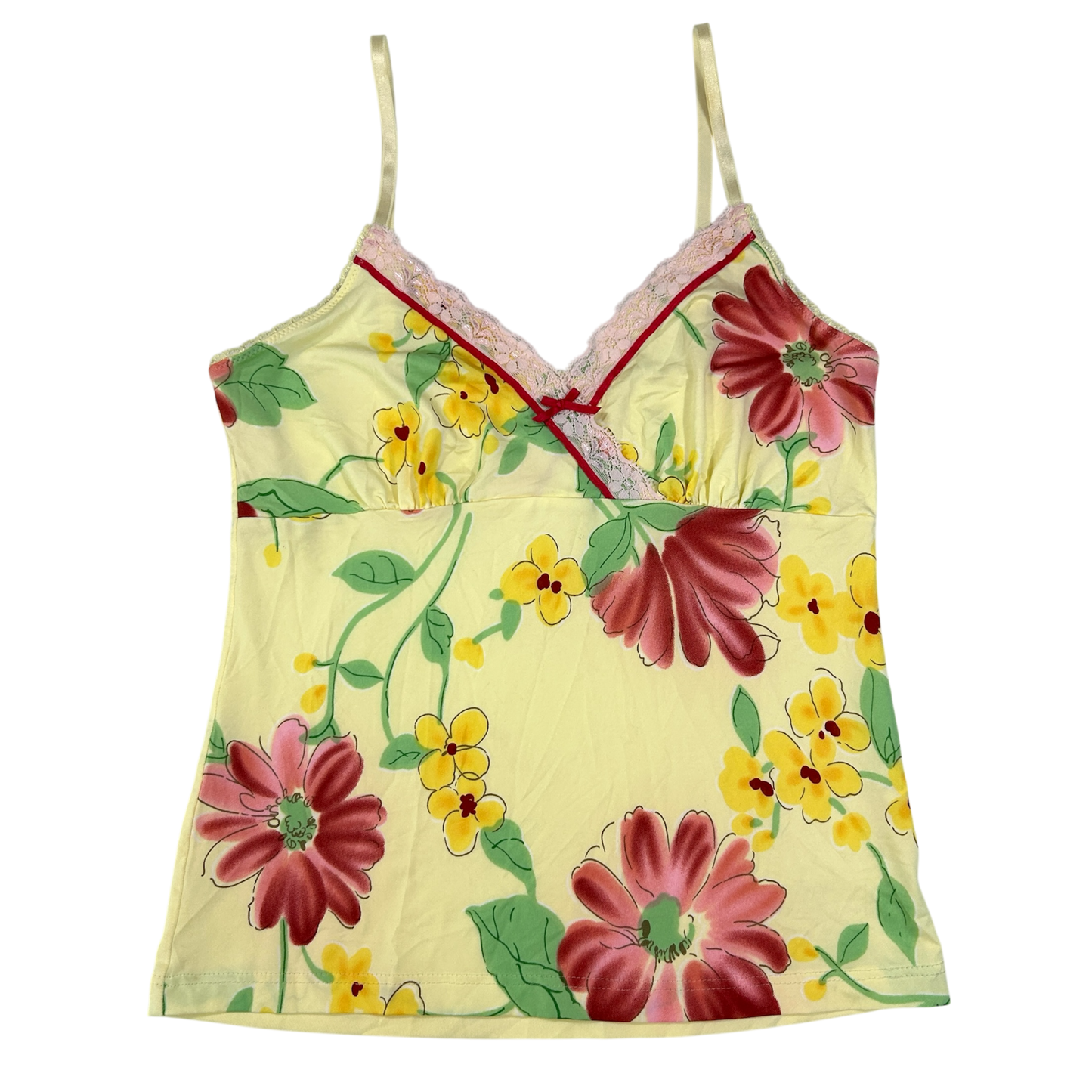 Yellow Floral Camisole - Size S