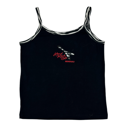 Black Hard Rock Guitar Tank Top - Szie M