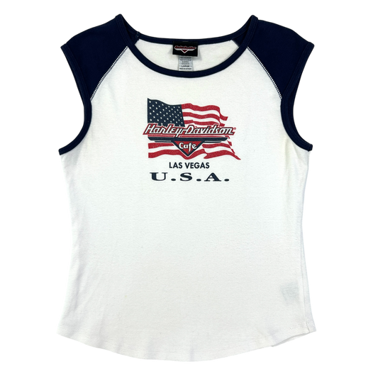 Harley Davidson Two Tone Babytee - Size S